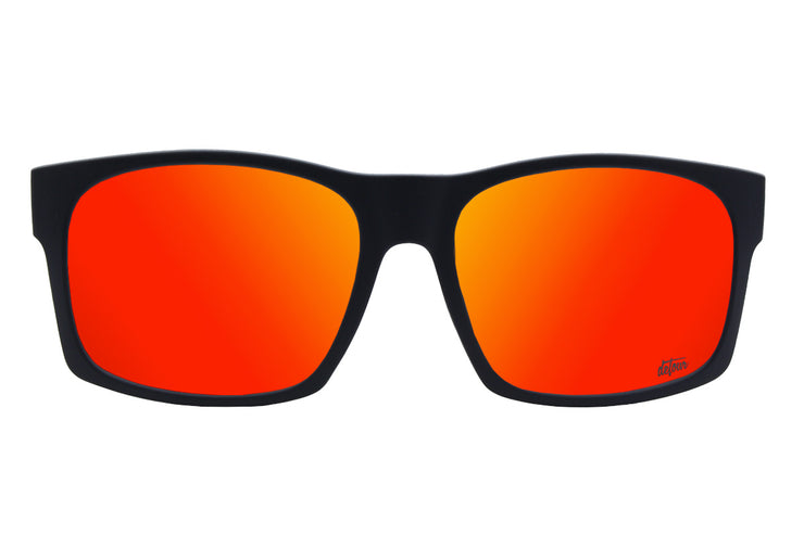 Big Kahuna XL - Matte Black - Red Sunset Polarized