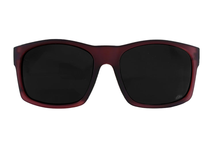 Big Kahuna XL - Frosted Burgundy - Jet Black Polarized