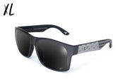 Big Kahuna XL - Sharks & Stripes Blackout - Jet Black Polarized