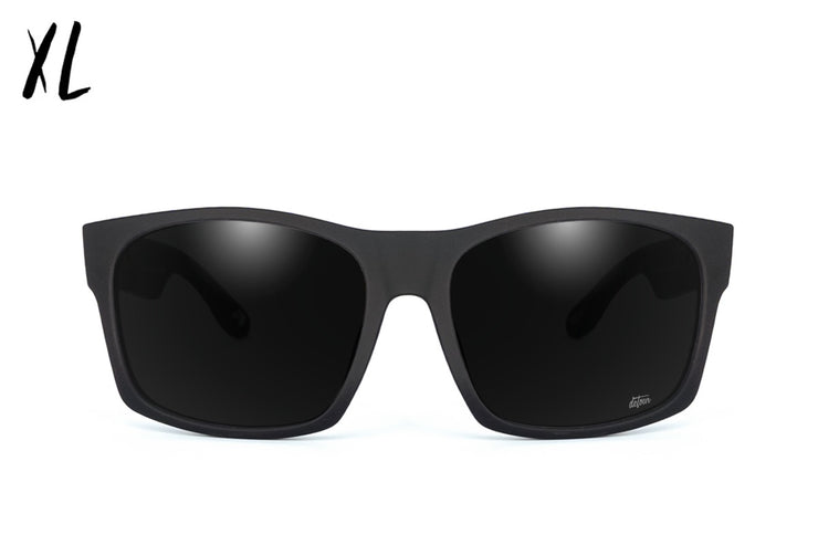 Big Kahuna XL - Sharks & Stripes Blackout - Jet Black Polarized