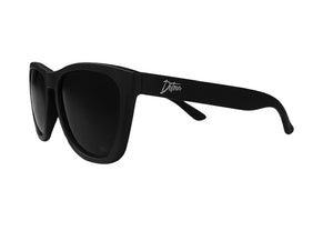 Mattschwarz - Electric Blue Lens Polarized - Essentials 