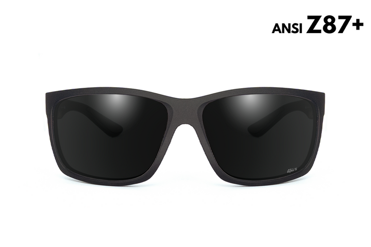 Breach - Matte Black - Jet Black Polarized ANSI Z87+