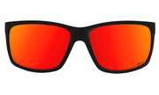 Breach - Matte Black - Red Sunset Polarized ANSI Z87+