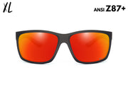 Breach XL - Matte Black - Red Sunset Polarized ANSI Z87+