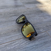 Eminence - Matte Black - 24K Gold Lens Polarized