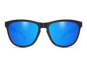 Matte Black - Electric Blue Lens Polarized - Essentials