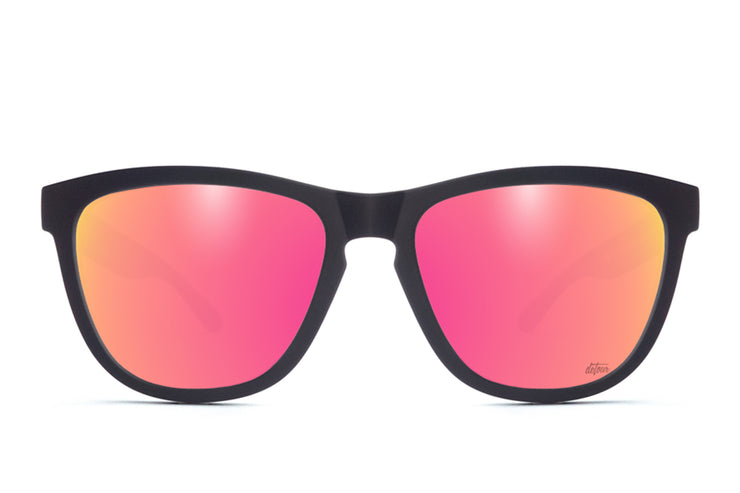 Matte Black - Pink Lemonade Lens Polarized - Essentials