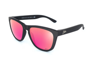 Matte Black - Pink Lemonade Lens Polarized - Essentials