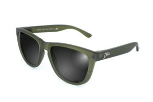 Frosted Forest Green - Jet Black Lens Polarized - Essentials