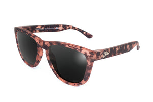 Pink Tortoise Shell - Jet Black Lens Polarized - Essentials