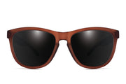 Frosted Burgundy - Jet Black Lens Polarized - Essentials