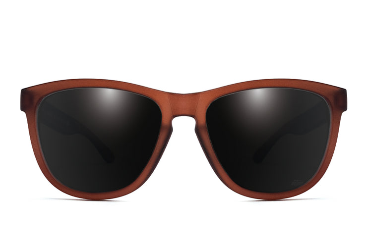 Frosted Burgundy - Jet Black Lens Polarized - Essentials