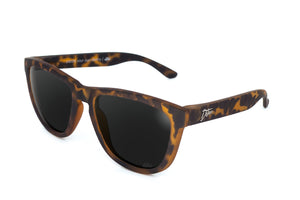 Matte Tortoise Shell - Jet Black Lens Polarized - Essentials