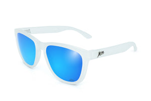 Frosted Clear - Electric Blue Lens Polarized - Essentials