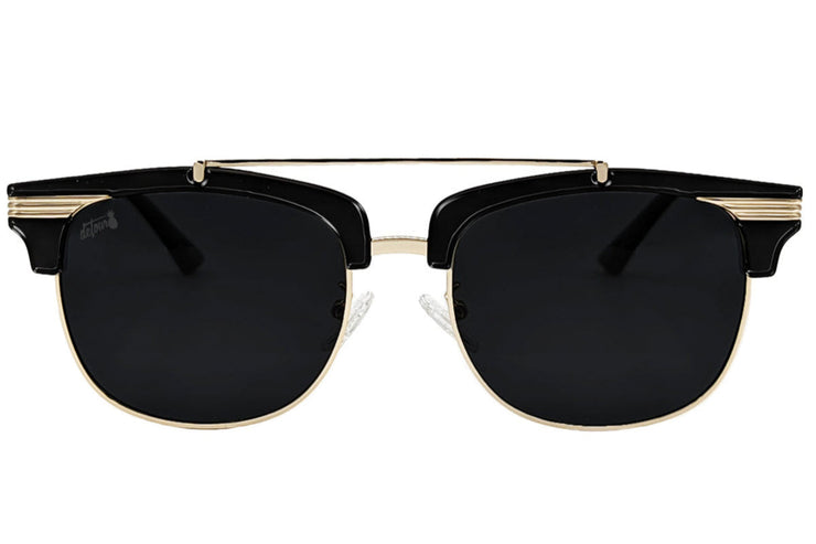 Gloss Black Gold - Jet Black Lens Polarized - Schiffbrüchiger