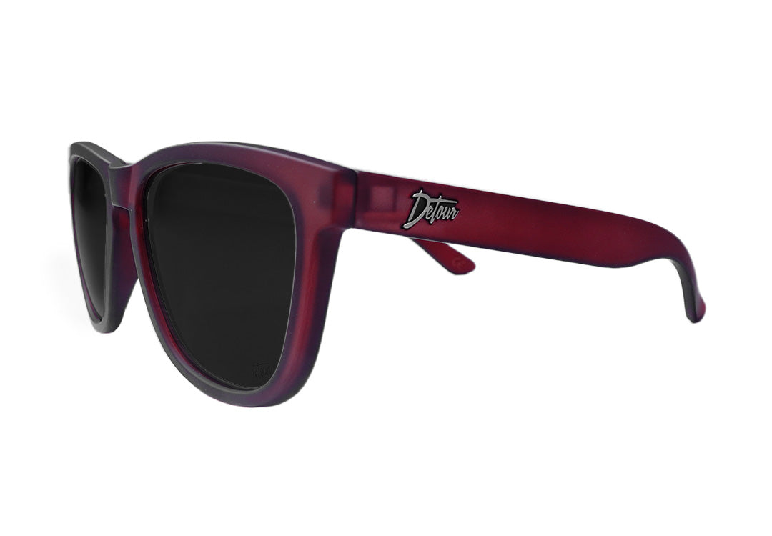 Eminence - Matte Black - Jet Black Lens Polarized – Detour Sunglasses