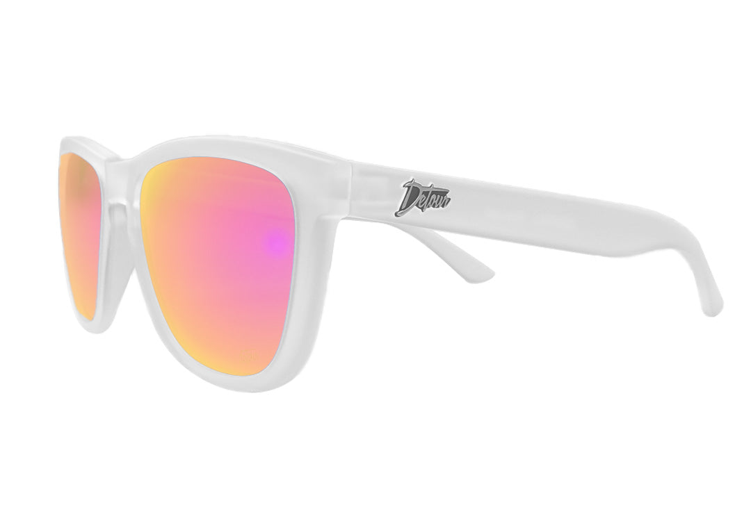 Frosted Clear - Electric Blue Lens Polarized - Essentials – Detour  Sunglasses