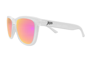 Frosted Clear - Pink Lens Polarized - Essentials - Brustkrebs-Edition