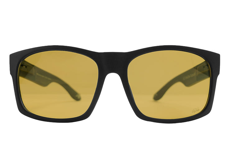 Big Kahuna - Matte Black - Yellow Polarized