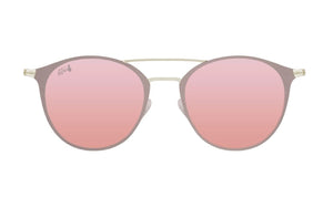 Mauve Pink - Rose Lens Polarized - Ocean Ave