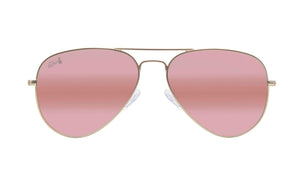 Gold - Pink Lens Polarized - Oasis