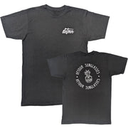 Graues Logo-T-Shirt